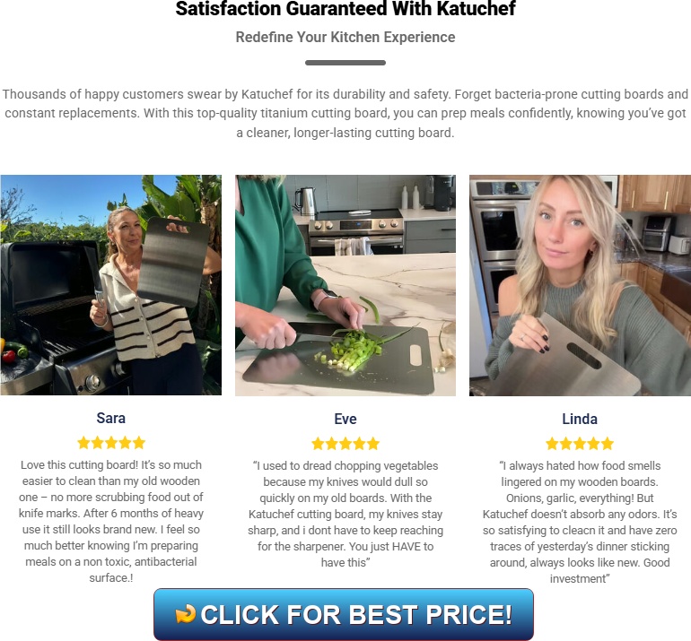 Katuchef Reviews & Titanium Cutting Board – Legit, Durable & Hygienic